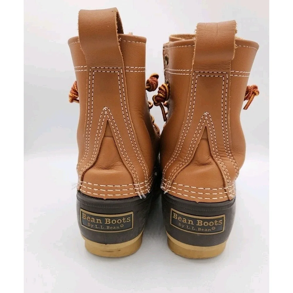LL Bean Womens Size 6 M Duck Boots 6 Eye 8